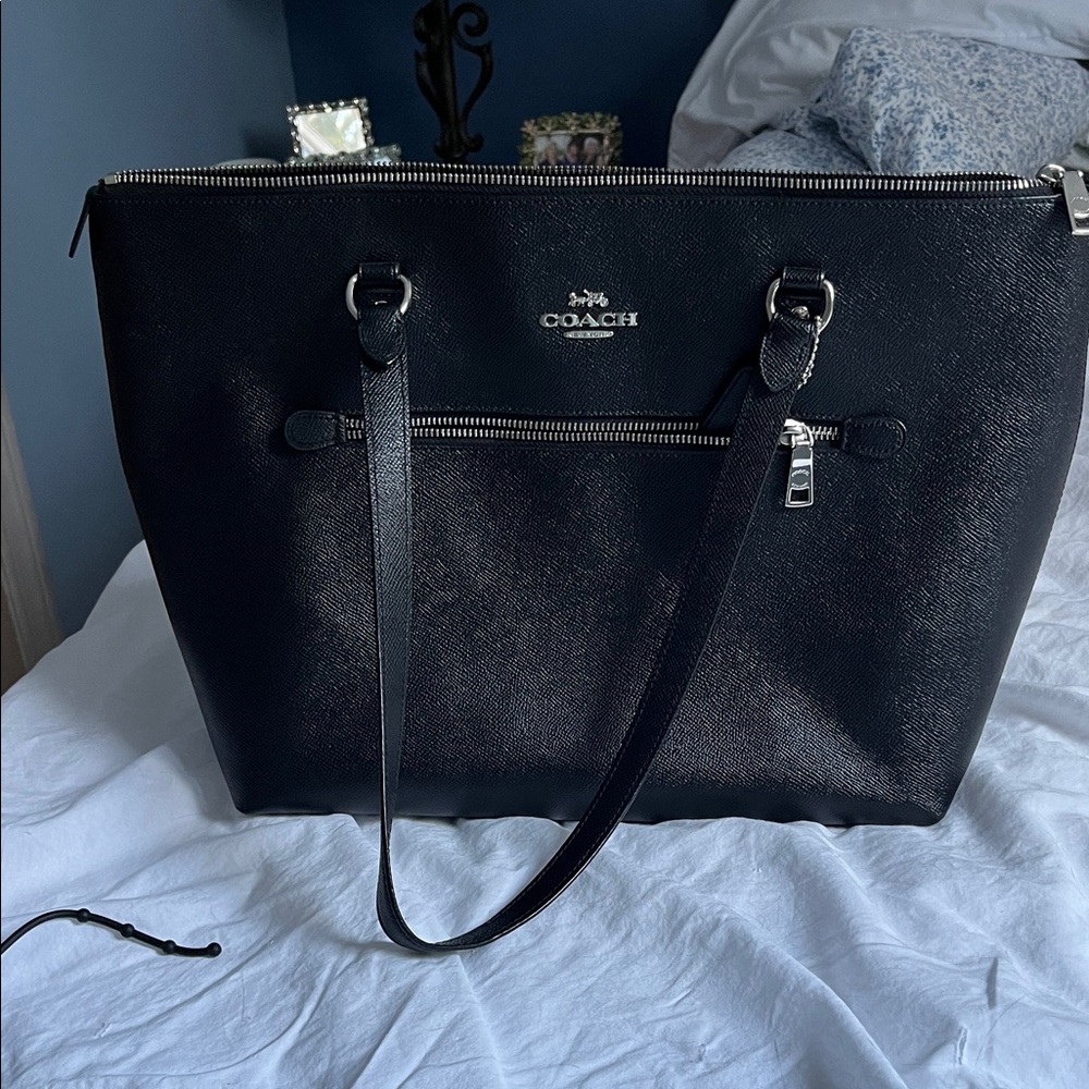 Coach Midnight Black Large Tote Bag